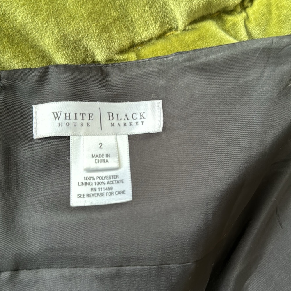 White House Black Market Black Strapless Mini Dress - Picture 3 of 5